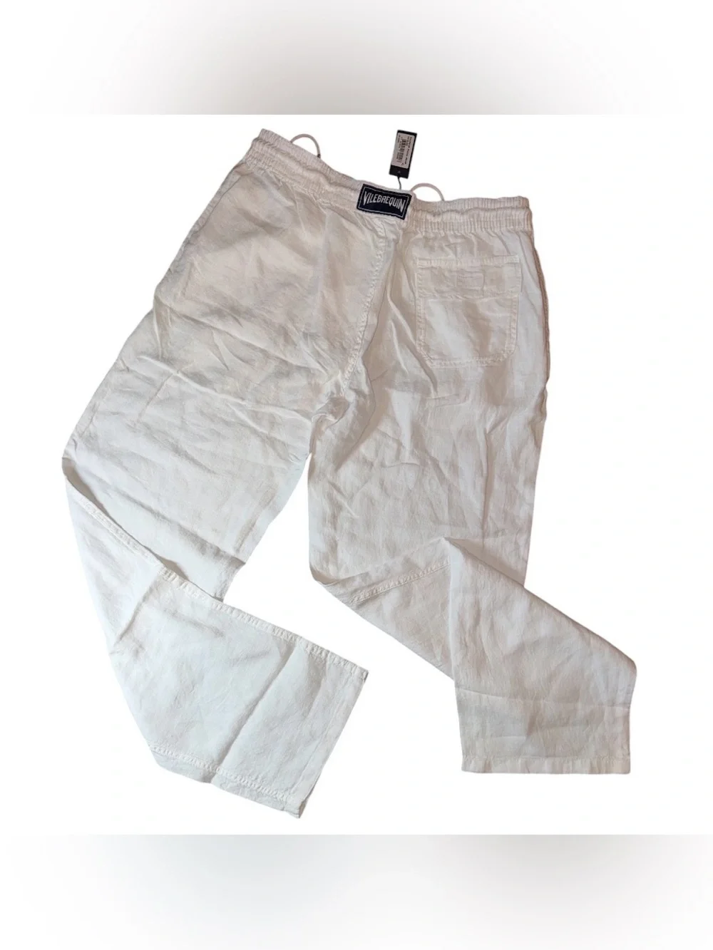 🔥 $340 Vilebrequin Linen Regular Fit Drawstring Pants Men’s Size XL 🔥